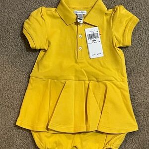 Yellow Polo Dress for Kids